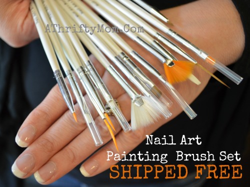 Nail Art Painting Pen Brush Set, SHIPS FREE, priced under 3 dollars for the whols set.  Great gift idea for teen girls