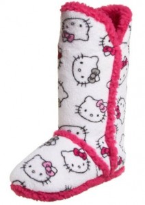 White Hello Kitty boot