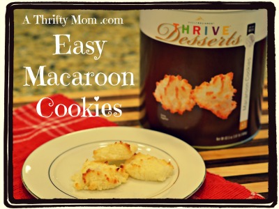 Easy Macaroon Cookies recipe