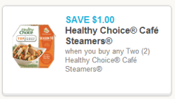Healthy Choice Cafe Steamers coupon