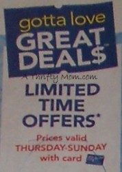 Limited deals
