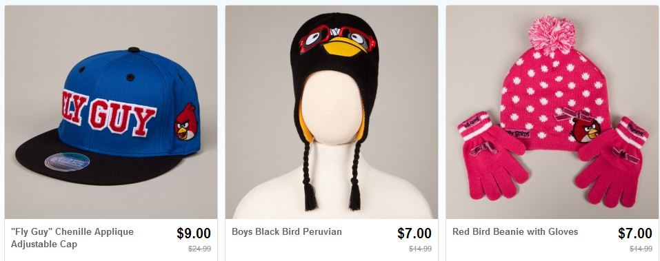 angry bird hats