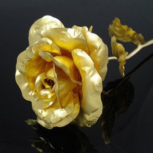 Valentines Day gift – Gold Rose