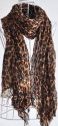 leopard patter shawl scarf