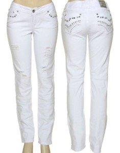 white skinny jeans