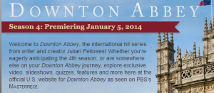 Downton Abbey USA Premier Date Jan 5, 2014
