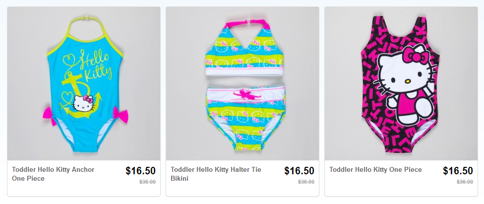 Hello Kitty bathing suits