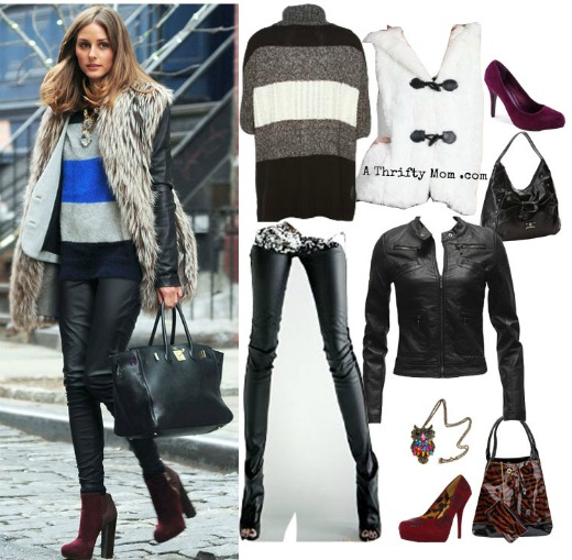 Leather Jeans Faux Leather Fashion Style Board
