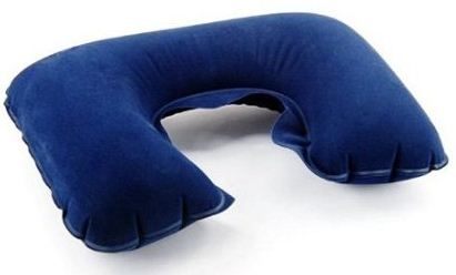 inflateable neck travel pillow
