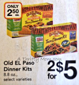 Old El Paso taco dinner kits