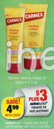 carmex lotion at CVS 3-17