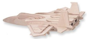 f15 jet wooden puzzle kit