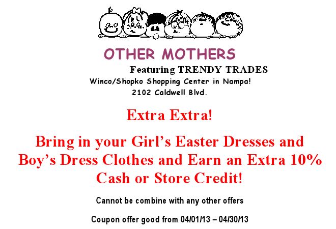 other mothers april coupon
