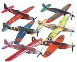 toy glider planes party favor