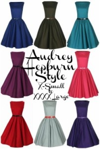 Audrey Hepburn Style dress