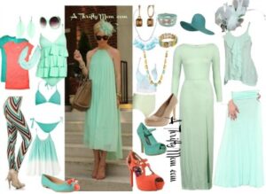 Fashion Style Board Mint Summer Maxi Dress Tankini Bathing Suit Heels Strappy heels flats