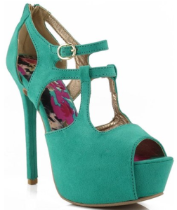 Mint high heels strappy Fashion Style Board