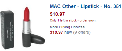 Red MAC lipstick
