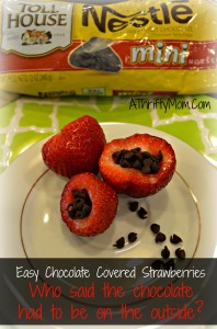 easy chocolate covered strawberries