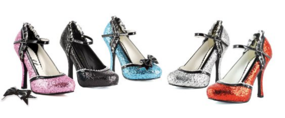 glitter heels
