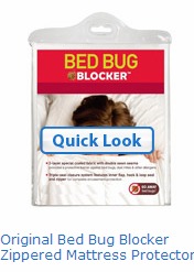 Bedbug blocker mattress cover