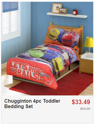 Chugginton toddler bedding set