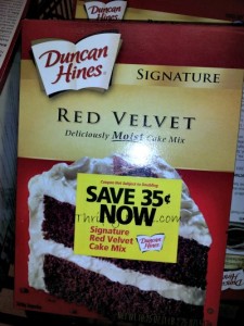 Duncan Hines Red Velvet cake mix