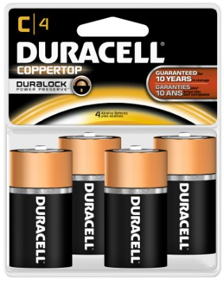 Duracell C batteries
