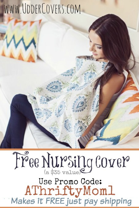 Free Nursing Covers ( $ 35.00 Value) at UdderCovers.com, use Promotion Code AThriftyMom1 #free #Baby