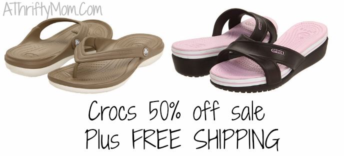 crocs 50 off sale