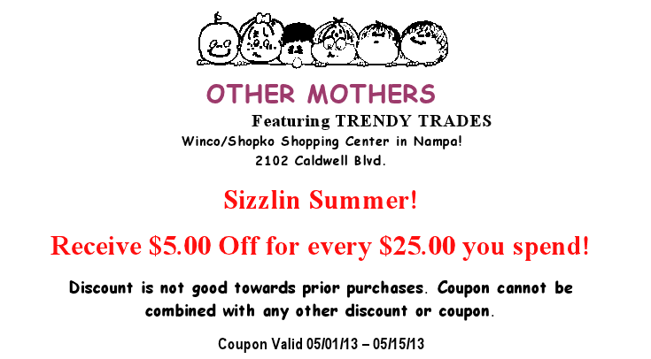 other mothers may coupon