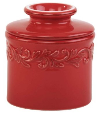 Butter keeper in red