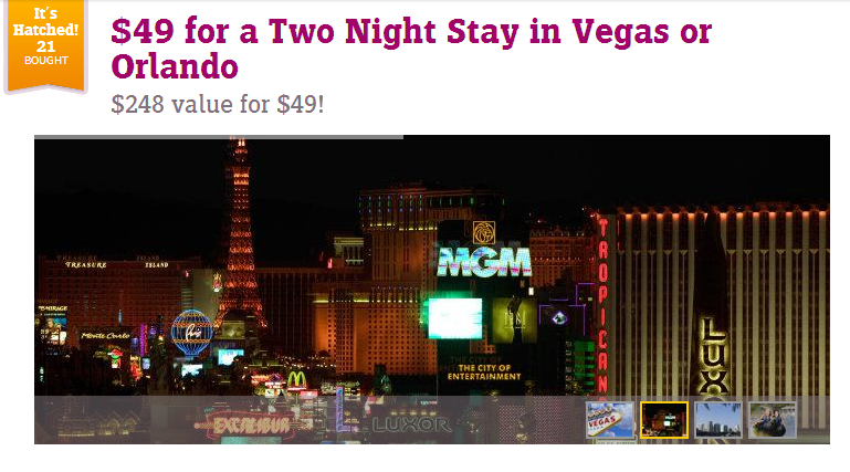 Vegas or Orlando DealChicken deal