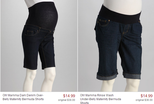 maternity shorts sale