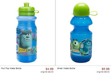 monsters university water bottles