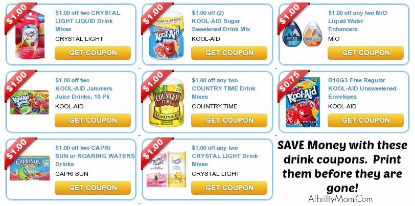 summer drink coupons
