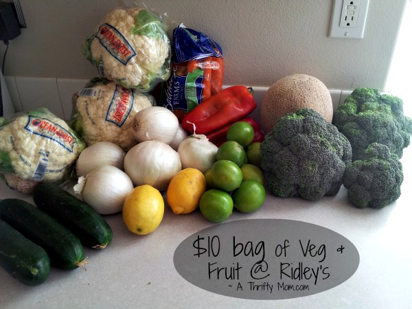 $10 produce @ Ridley's 7-11