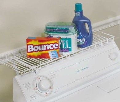 Over the washer storage solution