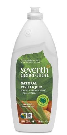 Seventh Generation Dish Soap Lemongrass