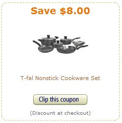 T-Fal Cookware Coupon