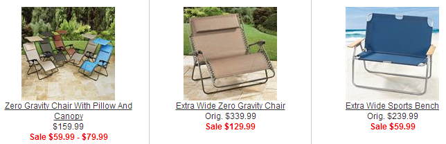Zero gravity chair sale