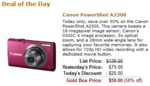 canon powershot camera