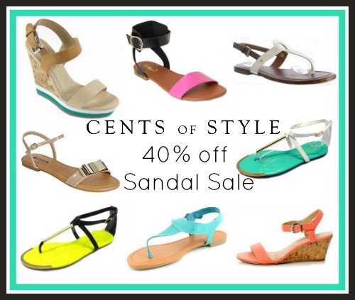 Cents of Style sandal sale