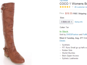 Womens Riding Boot