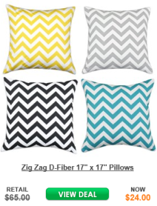 chevron pillows