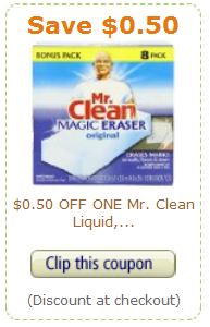 mr clean magic eraser coupon