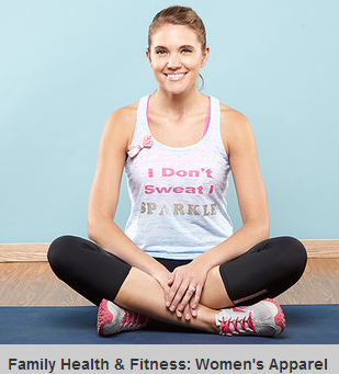 I do nto sweat I sparkle tank, how funny, perfect gift idea for the health nut on your gift list