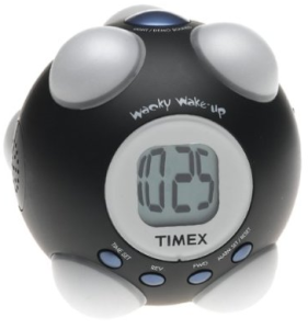 Shake up wake alarm clock timex