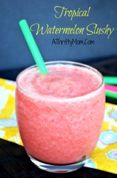 Tropical Watermelon Slushy recipe, Watermelon shake, recipes with Watermelon
