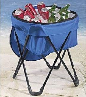 folding cooler with carry bag
